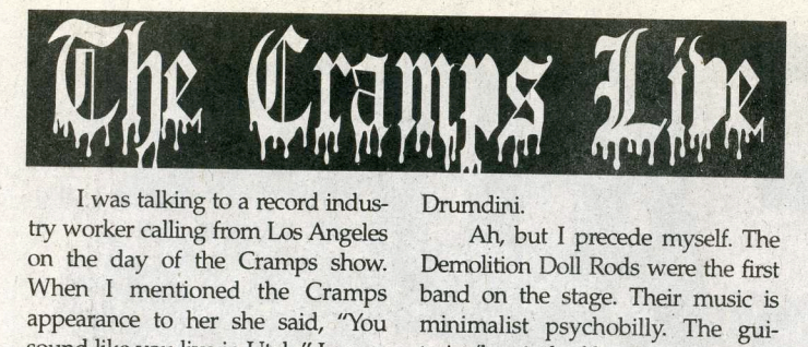 The Cramps Live